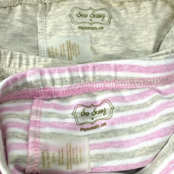 Sew Sassy Bottoms 2 Pair Girls Size 4 Sew Sassy Leggings Poshmark